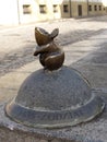 Lithuania. Sculpture of a mouse on the street of Klaipeda