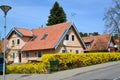 Lithuania. Spring street in Nida Royalty Free Stock Photo