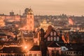 Lithuania. Vilnius Old Town in the evening.