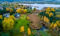 Lithuania Vilnius Pilaite fall season Royalty Free Stock Photo