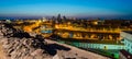 Lithuania. Vilnius. Upper Castle and view to the c