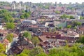 Lithuanian capital Vilnius spring time panorama Royalty Free Stock Photo