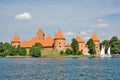 Lithuanian castle of Trakai Royalty Free Stock Photo