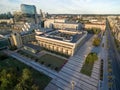 VILNIUS, LITHUANIA - AUGUST 06, 2018: Lithuanian Parliament and National Library In Background Royalty Free Stock Photo