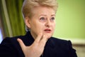 Lithuanian President Dalia Grybauskaite