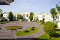 Lithuanian president palace in capital Vilnius Royalty Free Stock Photo