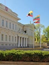 Lithuanian president palace in Vilnius Royalty Free Stock Photo