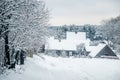 Silenai countryside in winter