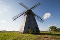 Lithuanian windmill in the village