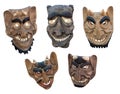 Lithuanian wooden masks