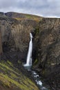 Litlanesfoss is a very beautiful small waterfall on the Iceland.