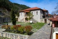 LITOCHORO, GREECE - APRIL 12, 2015: Monastery of Saint Dionysius of Mount Olympus, Litochoro, Greece