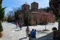 LITOCHORO, GREECE - APRIL 12, 2015: Monastery of Saint Dionysius of Mount Olympus, Litochoro, Greece