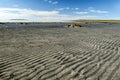 Litoral lat.litoralis, sandy seabed after low tide Royalty Free Stock Photo