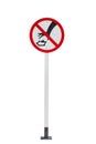 A littering prohibited signal