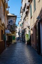 Little alley and archway in the center of Tropea in Calabria Italy