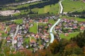 Little alpine town Wallgau Royalty Free Stock Photo