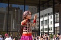 Little Amal, the 12-foot puppet of a Syrian refugee, begins a walking tour of New York City