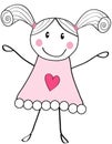 Little angel greeting card