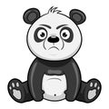 Little angry panda