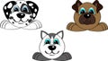 little animals cartoon pack collection set illustration2 Royalty Free Stock Photo