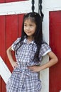 Little asian girl posing.