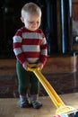 Little baby boy playing toys Royalty Free Stock Photo