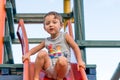 Little baby boy running along the coast of the sea. Positive human emotions, feelings,