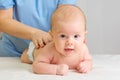 Little baby with doctor Royalty Free Stock Photo