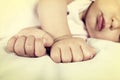 Little baby fist Royalty Free Stock Photo