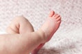 Little Baby Foot Royalty Free Stock Photo