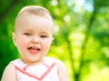 Little Baby Girl Portrait Royalty Free Stock Photo