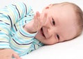 Little baby laughing Royalty Free Stock Photo