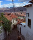 Little backstreet of Cusco Royalty Free Stock Photo