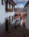 Little backstreet of Cusco Royalty Free Stock Photo