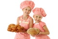Little bakers Royalty Free Stock Photo