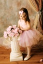 Little ballerina beauty Royalty Free Stock Photo