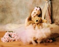 Little ballerina beauty Royalty Free Stock Photo