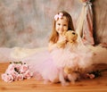 Little ballerina beauty Royalty Free Stock Photo