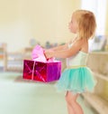 Little ballerina with a gift