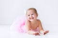 Little ballerina in pink tutu Royalty Free Stock Photo