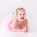 Little ballerina in pink tutu Royalty Free Stock Photo