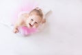 Little ballerina in pink tutu Royalty Free Stock Photo