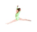 Little ballet dancer jump Royalty Free Stock Photo