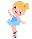 Little ballet girl Royalty Free Stock Photo