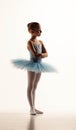 Little ballet girl in tutu Royalty Free Stock Photo