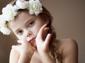 Little beauty girl. Royalty Free Stock Photo