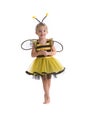 Little Bee Girl Royalty Free Stock Photo