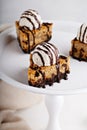 Little bite sized dessert, cookie pie Royalty Free Stock Photo