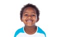 Little black child boy smiling and looking at camera Royalty Free Stock Photo